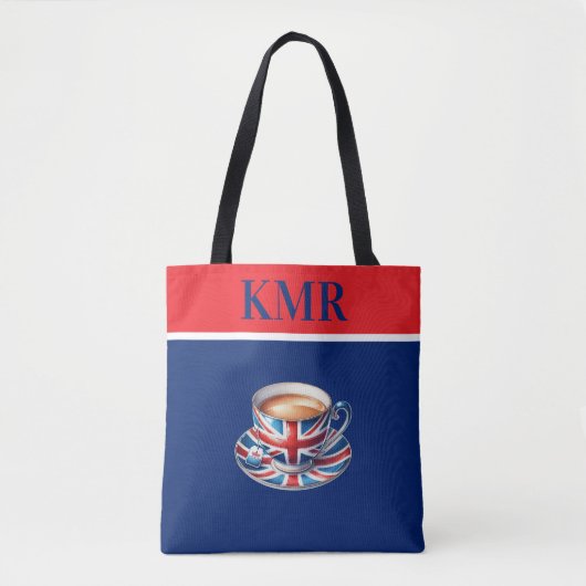 Britische Flagge für englisches Teacup Tasche (Vorderseite)
