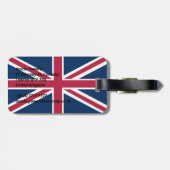 Britische Flagge Gepäckanhänger (Rückseite horizontal)
