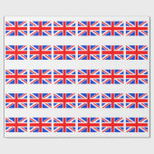 Britische Flagge Geschenkpapier (Flach)