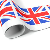 Britische Flagge Geschenkpapier (Rolleneckpunkt)