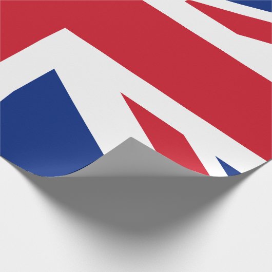 Britische Flagge Geschenkpapier (Ecke)