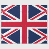 Britische Flagge Geschenkpapier (Flach)