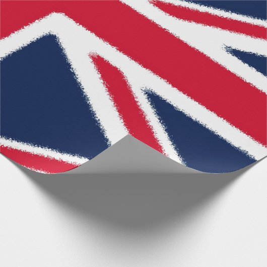 Britische Flagge Geschenkpapier (Ecke)