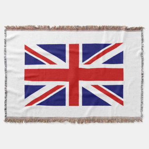 Britische Flagge gesponnener Throwdecke   Decke