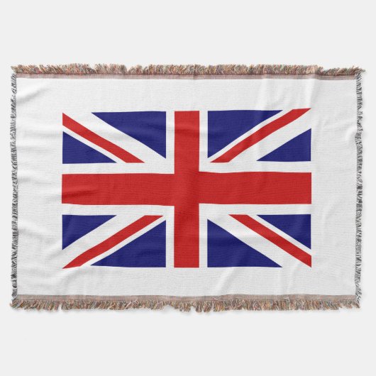 Britische Flagge gesponnener Throwdecke | Decke (Vorderseite)