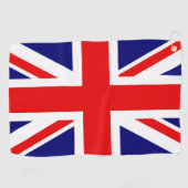 Britische Flagge Gewerkschaft Jack Red White Blue Golfhandtuch (Horizontal)