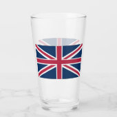 Britische Flagge Glas (Rückseite)