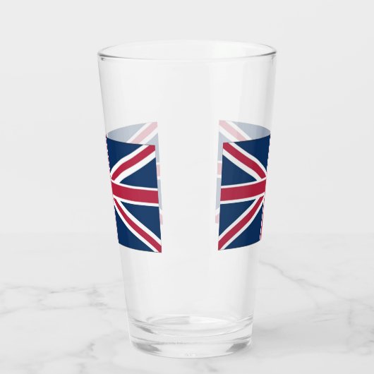 Britische Flagge Glas (Links)