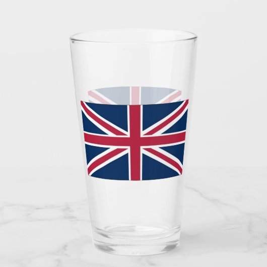 Britische Flagge Glas (Vorderseite)