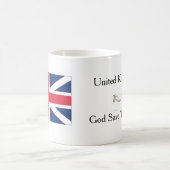 Britische Flagge God Save The King Tee / Kaffeetas Kaffeetasse (Mittel)