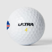 Britische Flagge Golfball (Logo)