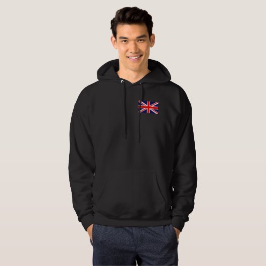 Britische Flagge Hoodie (Vorne ganz)