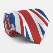 Britische Flagge im Sildenstil Krawatte (Gerollt)