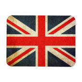 Britische Flagge in Grunge Magnet (Horizontal)