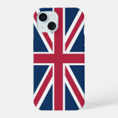 Britische Flagge iPhone 15 Hülle (Rückseite)
