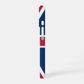 Britische Flagge iPhone 16 Hülle (Linke Seite)