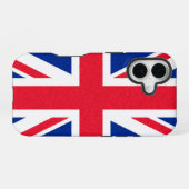 Britische Flagge iPhone 16 Hülle (Rückseite (Horizontal))