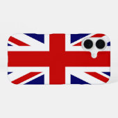 Britische Flagge iPhone 16 Hülle (Rückseite (Horizontal))