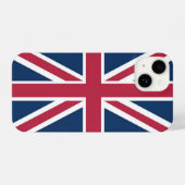 Britische Flagge iPhone Hülle (Rückseite (Horizontal))