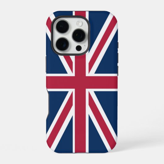 Britische Flagge iPhone Hülle (Rückseite)