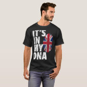 Britische Flagge Jack England in meiner DNA Christ T-Shirt (Vorne ganz)