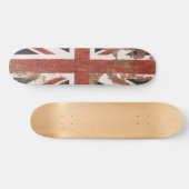 Britische Flagge: Jack über die Wall Union Skateboard (Horizontal)