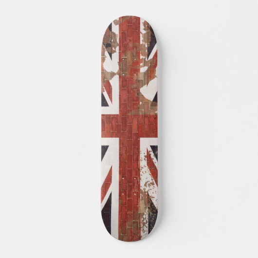 Britische Flagge: Jack über die Wall Union Skateboard (Vorne)