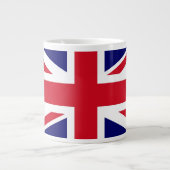 Britische Flagge Jumbo-Tasse (Vorderseite)