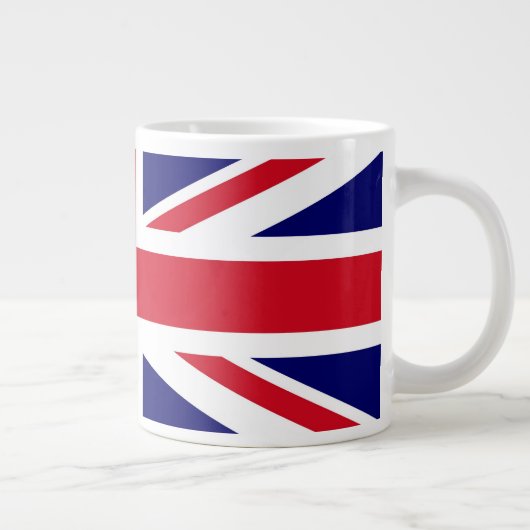 Britische Flagge Jumbo-Tasse (Rechts)