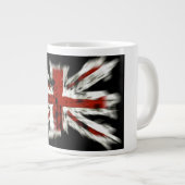 Britische Flagge Jumbo-Tasse (Vorderseite Rechts)