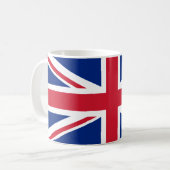 Britische Flagge Kaffeetasse (Vorderseite Links)