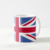 Britische Flagge Kaffeetasse (VorderseiteRechts)