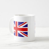 BRITISCHE Flagge Kaffeetasse (Vorderseite Links)