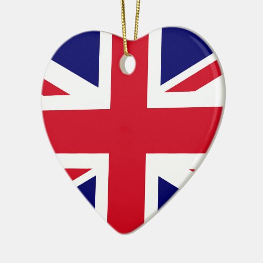 Britische Flagge Keramik Ornament (Links)