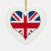 Britische Flagge Keramik Ornament (Vorne)