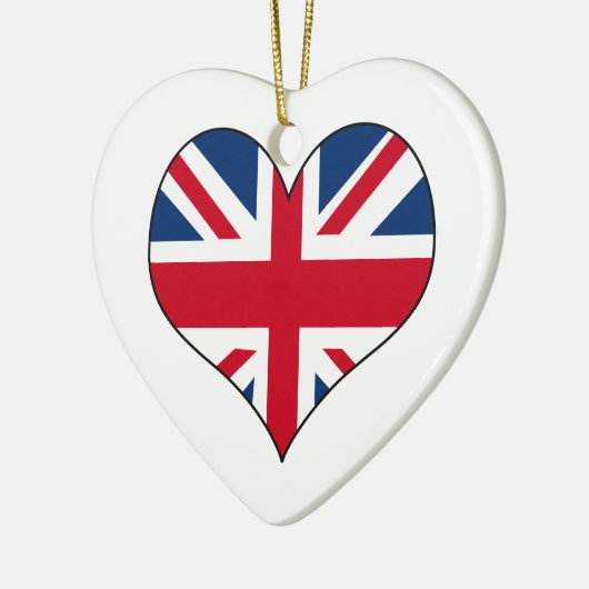 Britische Flagge Keramik Ornament (Links)