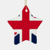 Britische Flagge Keramikornament (Rechts)