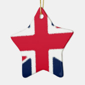 Britische Flagge Keramikornament (Links)