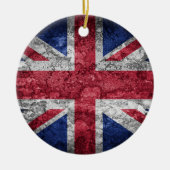 Britische Flagge Keramikornament (Vorne)