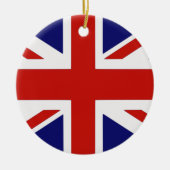 Britische Flagge Keramikornament (Vorne)