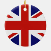 Britische Flagge Keramikornament (Hinten)