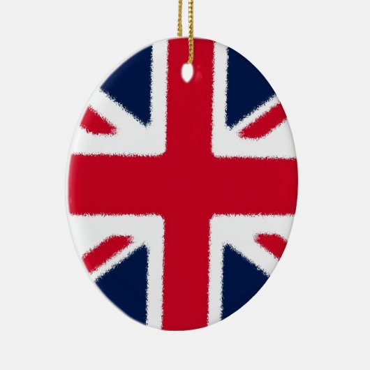 Britische Flagge Keramikornament (Rechts)