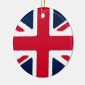 Britische Flagge Keramikornament (Links)