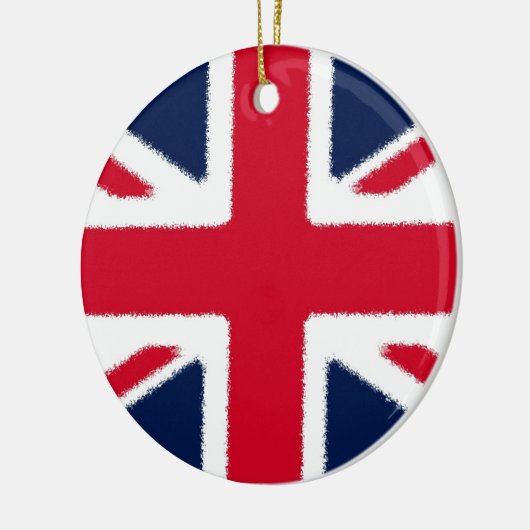 Britische Flagge Keramikornament (Links)