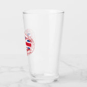 Britische Flagge Kletterer Carabiner Glas (Links)