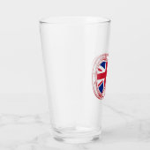 Britische Flagge Kletterer Carabiner Glas (Rechts)