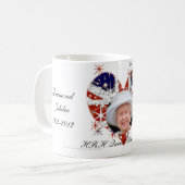 Britische Flagge: Königin Elizabeth Diamond Jubile Kaffeetasse (Vorderseite Links)