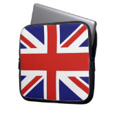 Britische Flagge Laptopschutzhülle (Vorderseite Links)