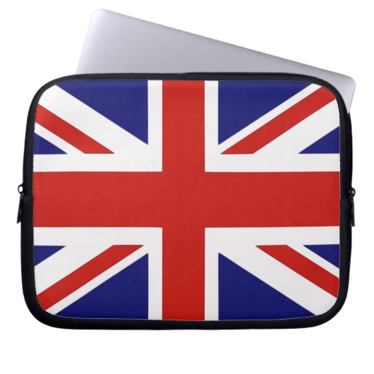 Britische Flagge Laptopschutzhülle (Vorderseite)
