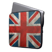 Britische Flagge Laptopschutzhülle (Vorderseite Links)